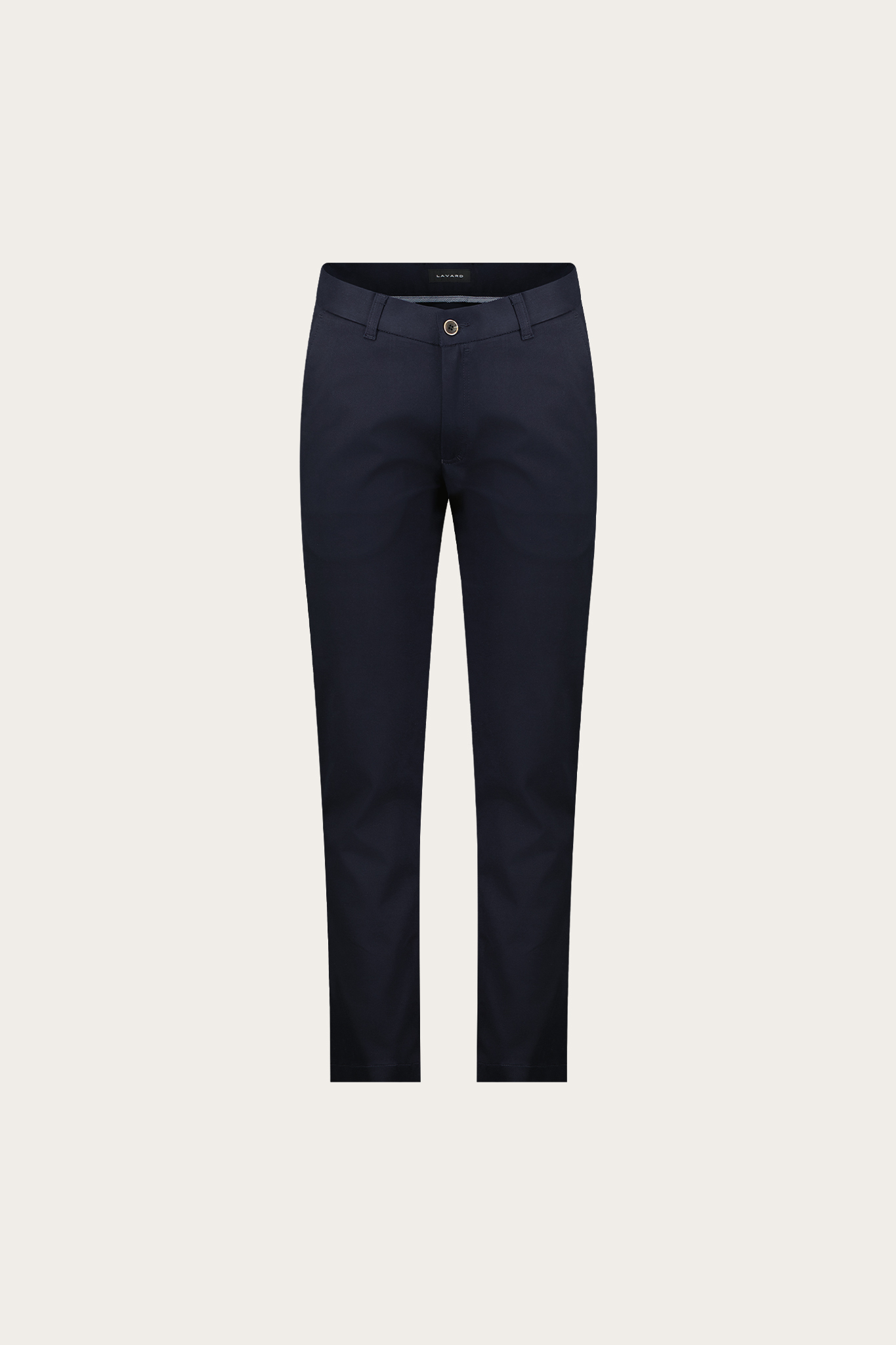 Granatowe bawełniane spodnie męskie 66496