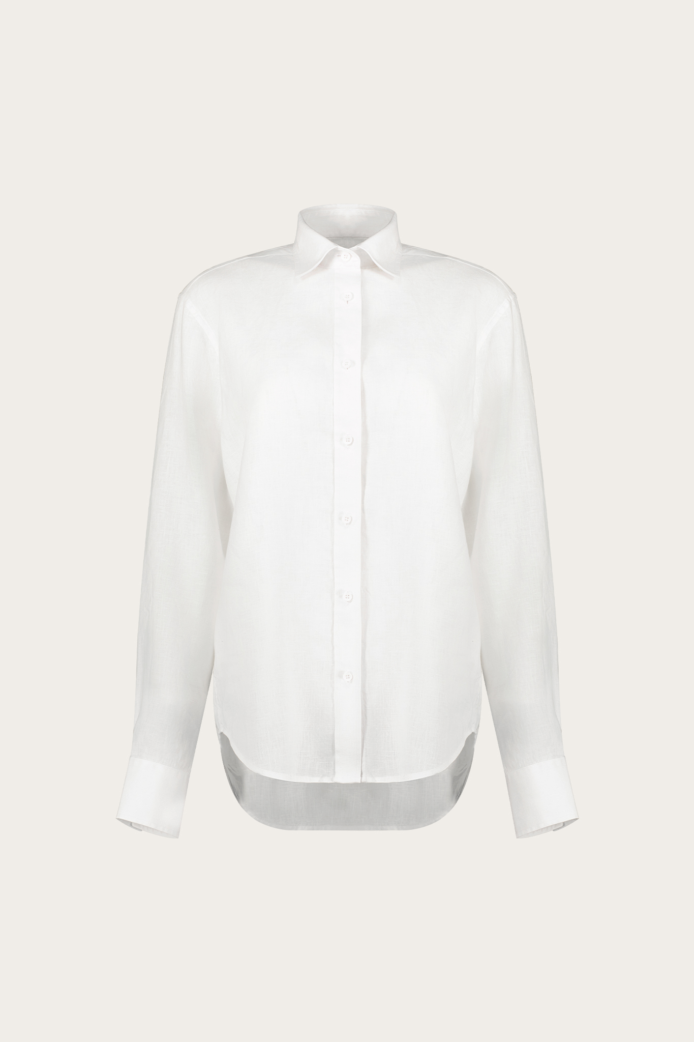 Biała koszula damska z lnu 87334