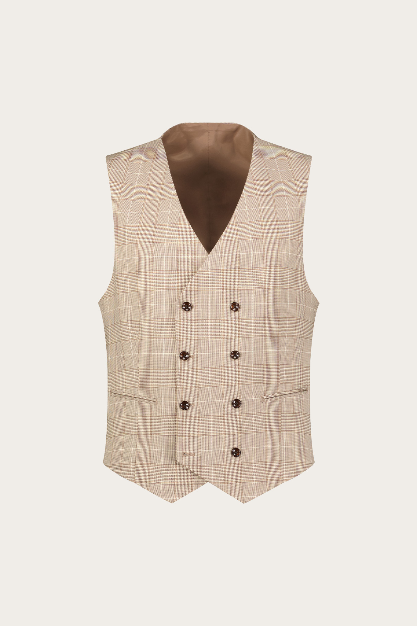 Beżowa kamizelka męska 57659