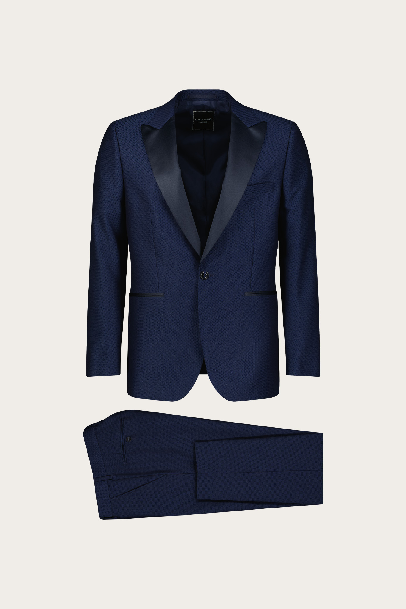 Granatowy garnitur męski 35344