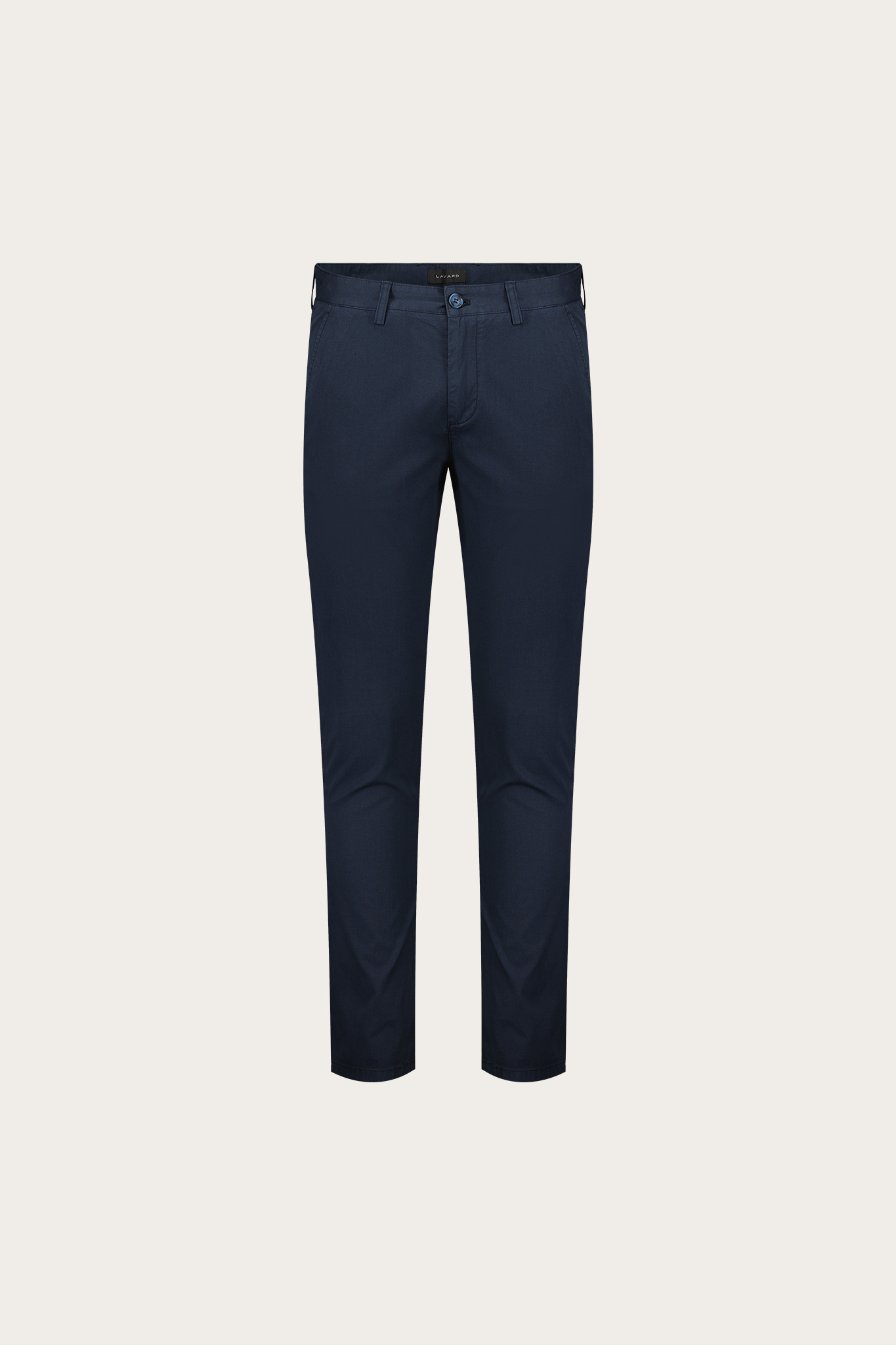 Granatowe spodnie męskie z bawełną 66487