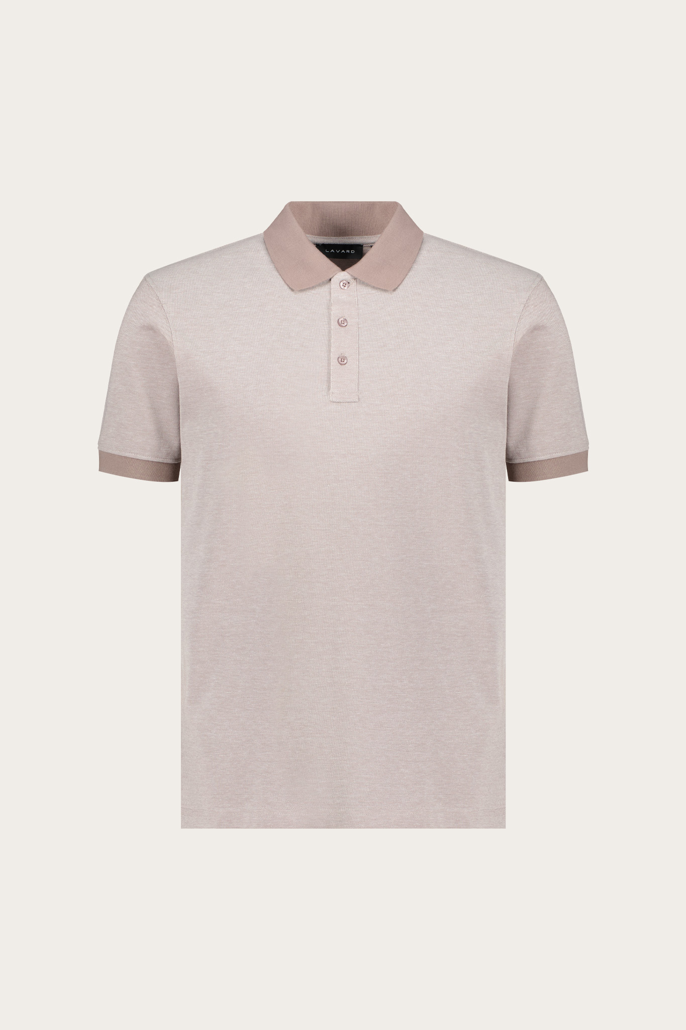 Szara bawełniana koszulka polo męska 74320