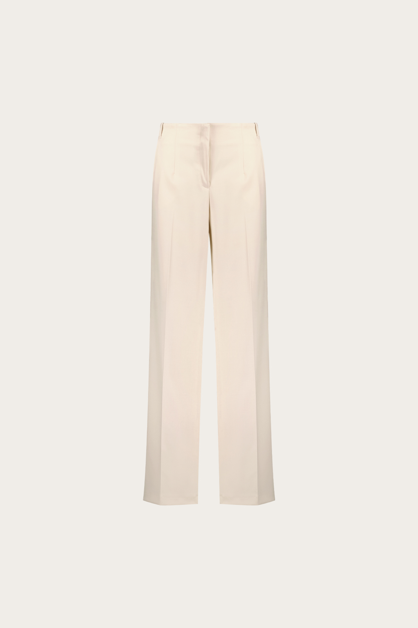 Kremowe spodnie damskie 87501