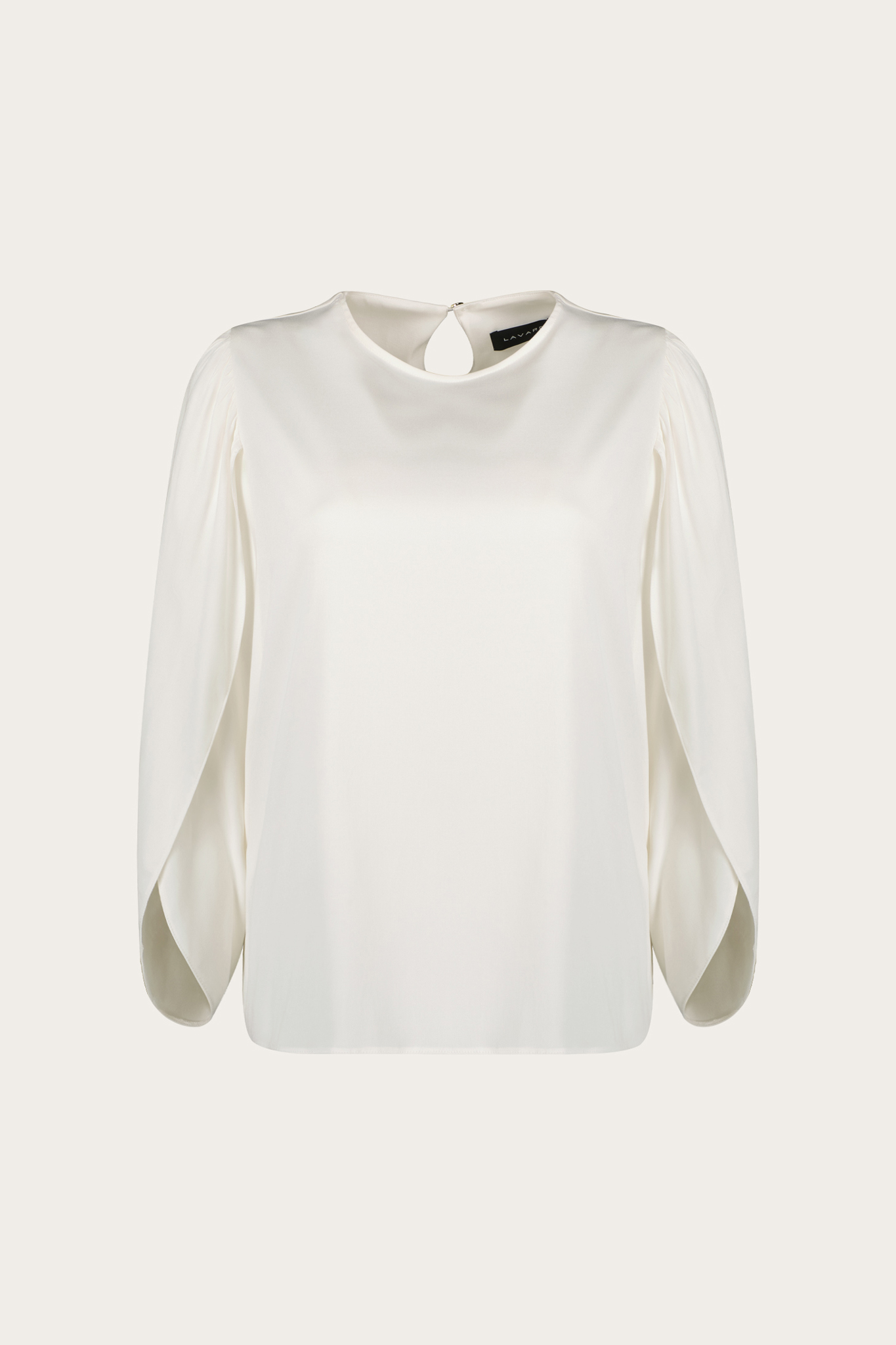 Bluzka damska écru z wiskozy 87361