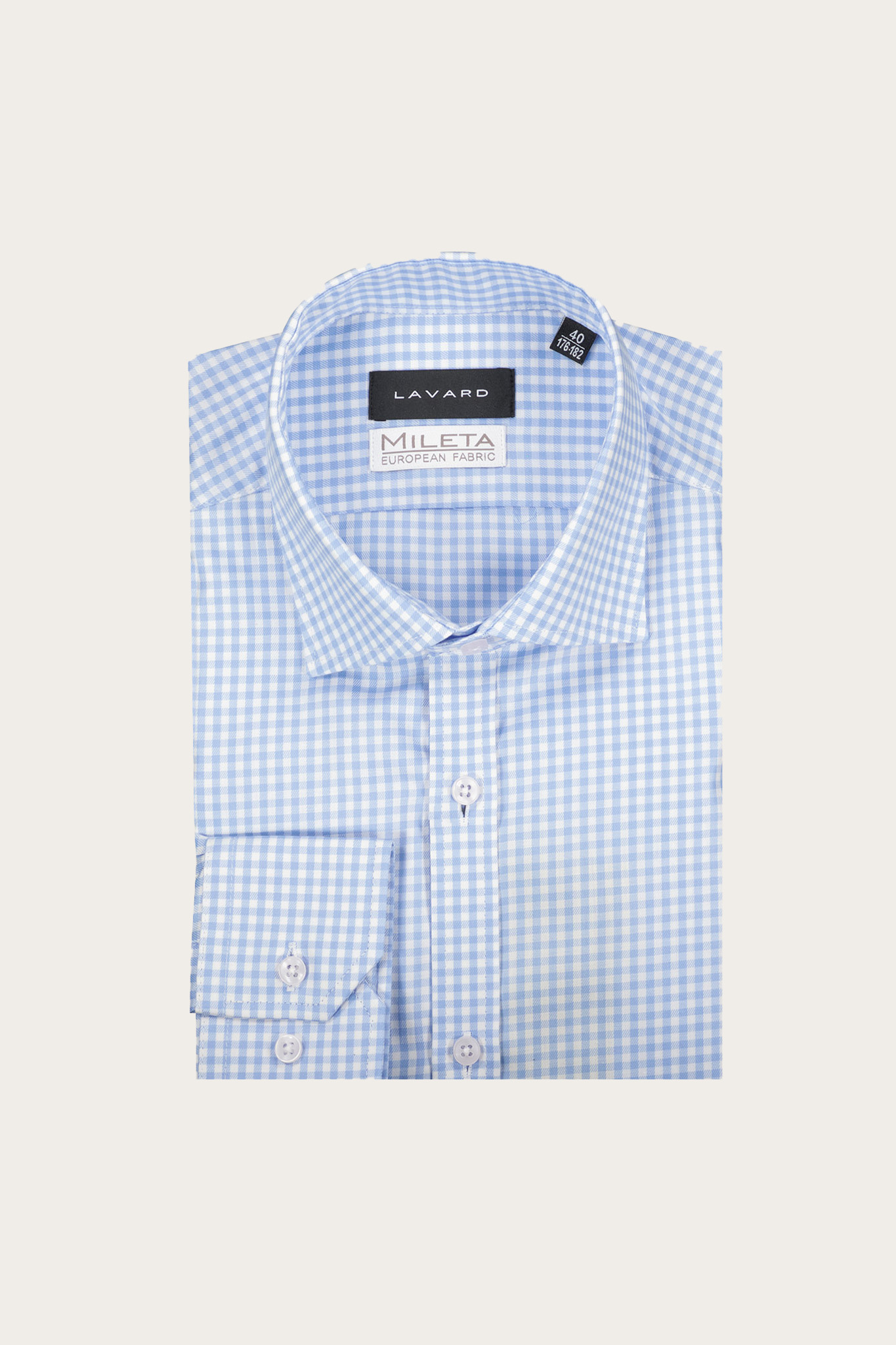 Bawełniana koszula męska w drobną kratkę 93568