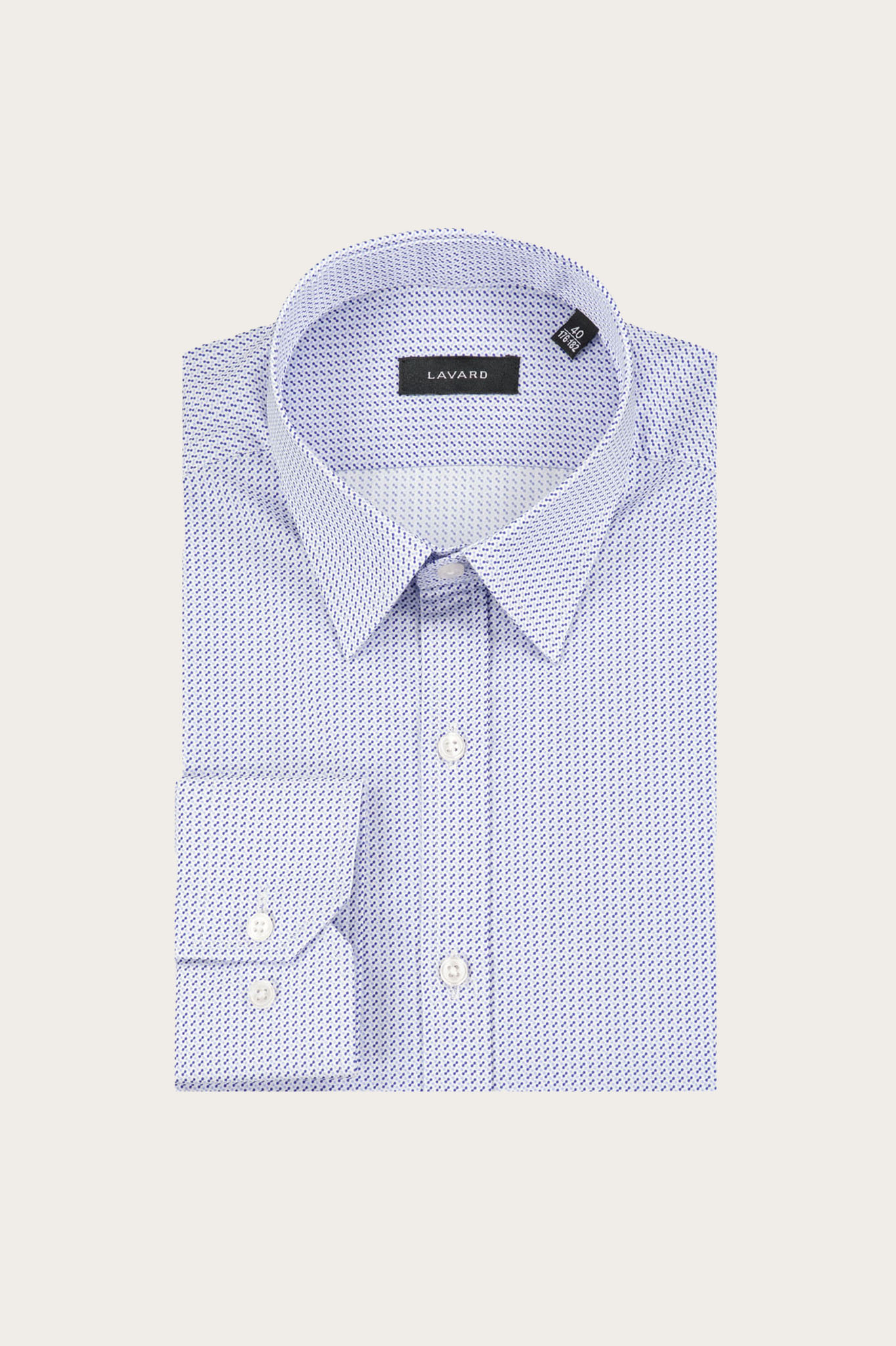 Bawełniana koszula męska z drobnym wzorem 93581