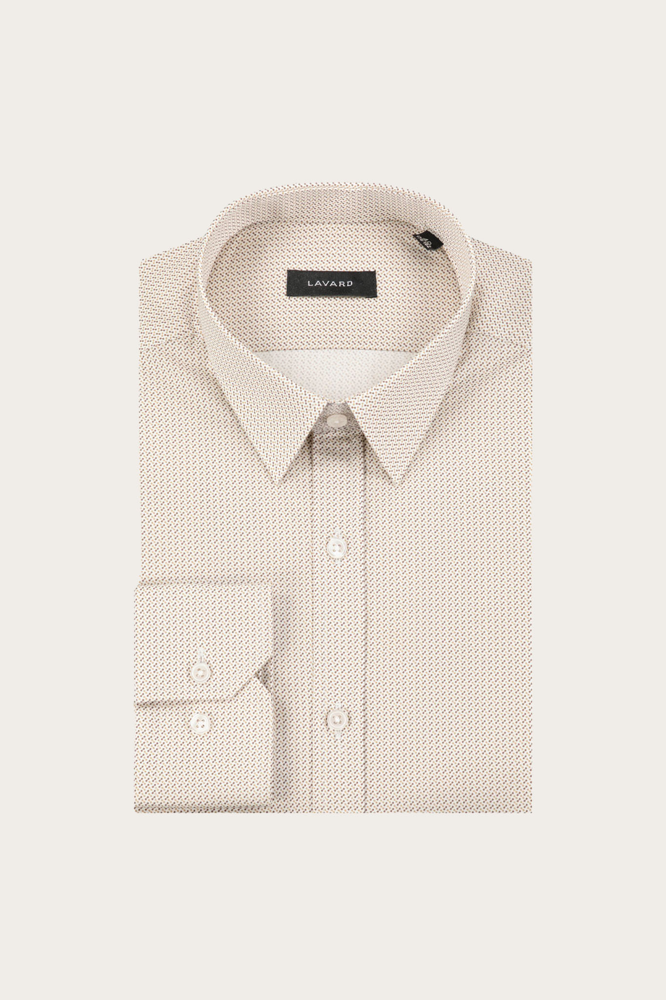 Bawełniana koszula męska z drobnym wzorem 93582