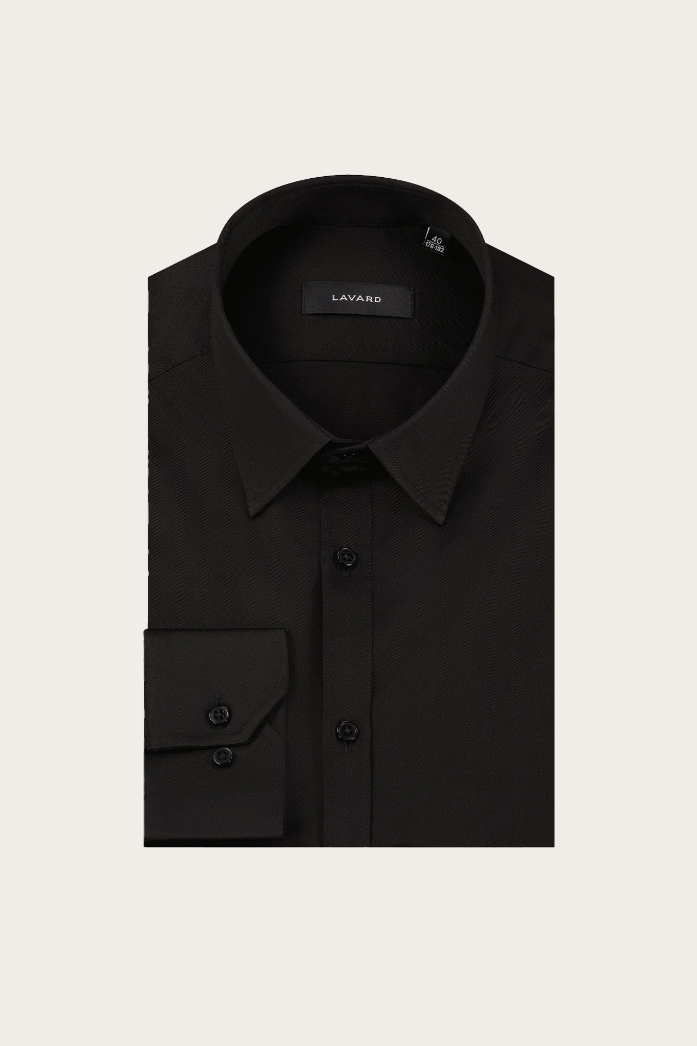 Czarna bawełniana koszula męska 93583