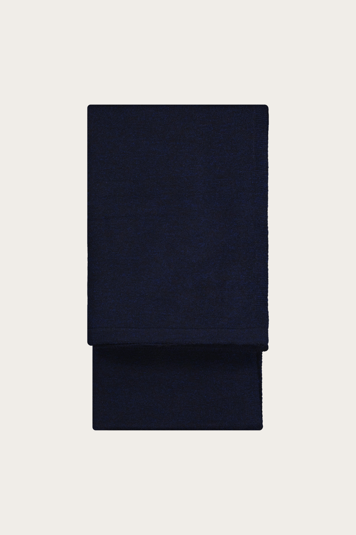 Granatowy szal damski z wełną 87516