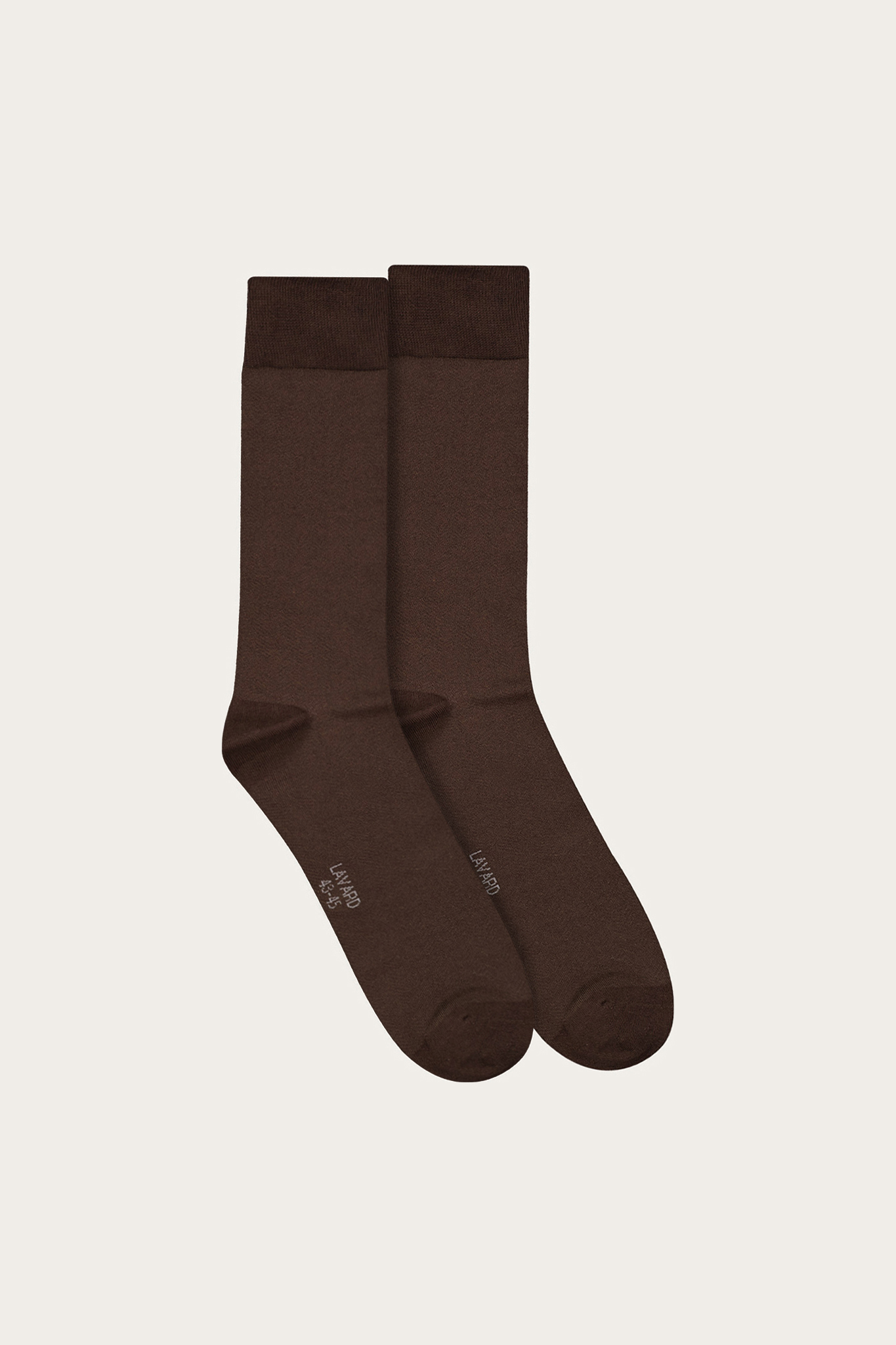 Brązowe skarpety męskie w jodełkę 76159