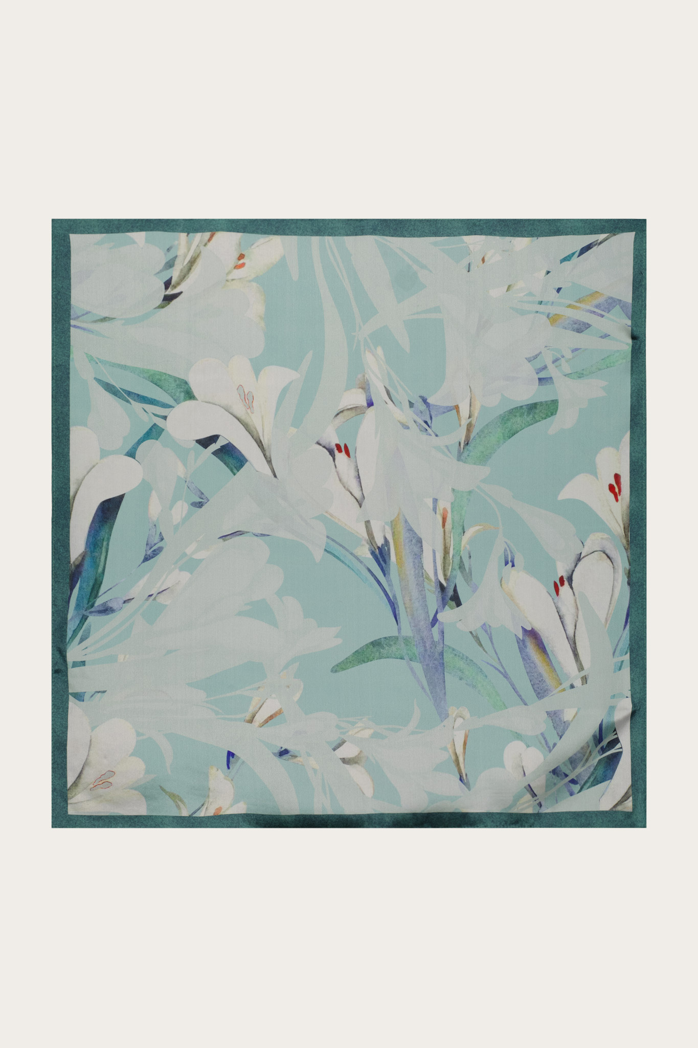 Zielona apaszka damska 87535