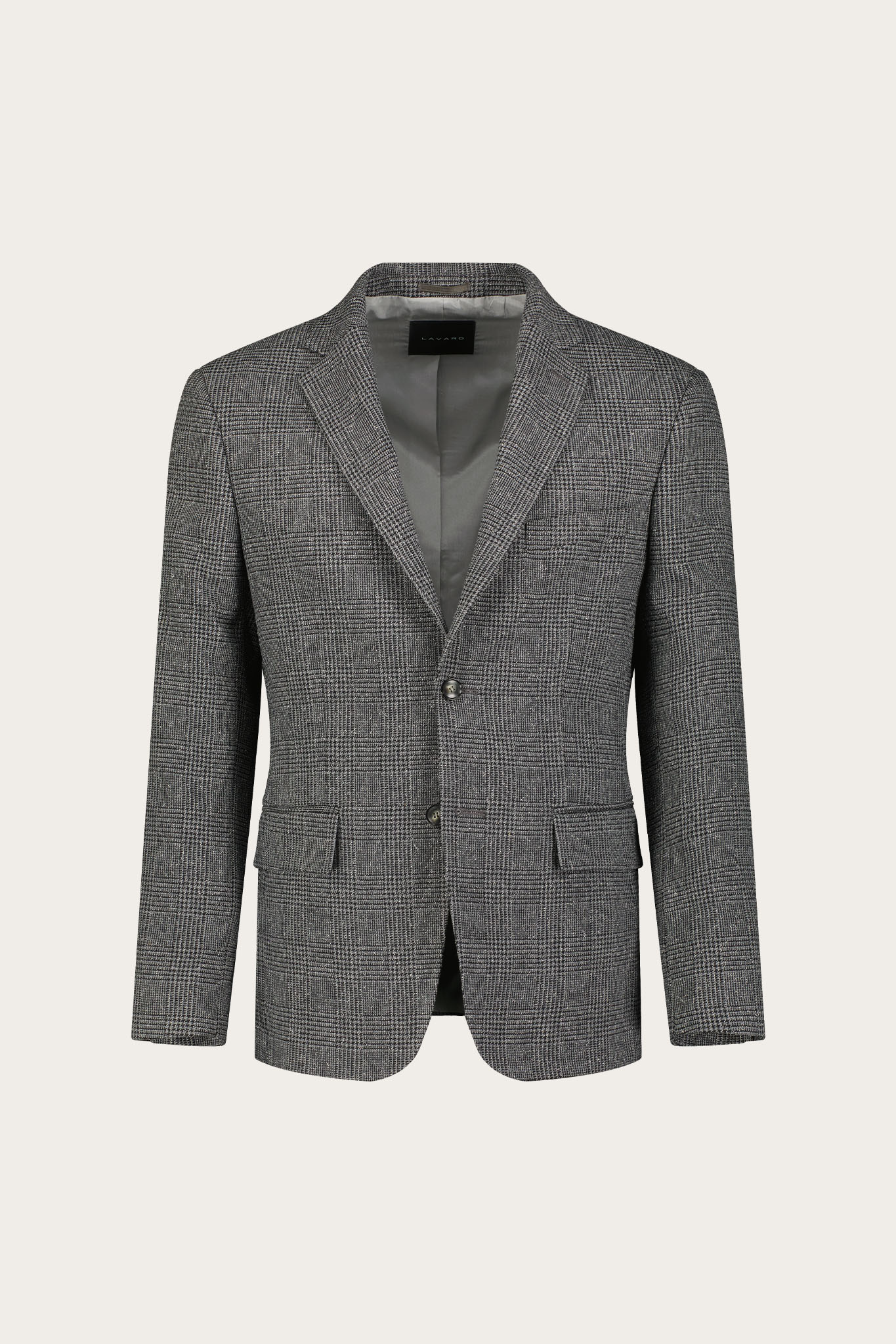 Szara marynarka męska z wełną 46520