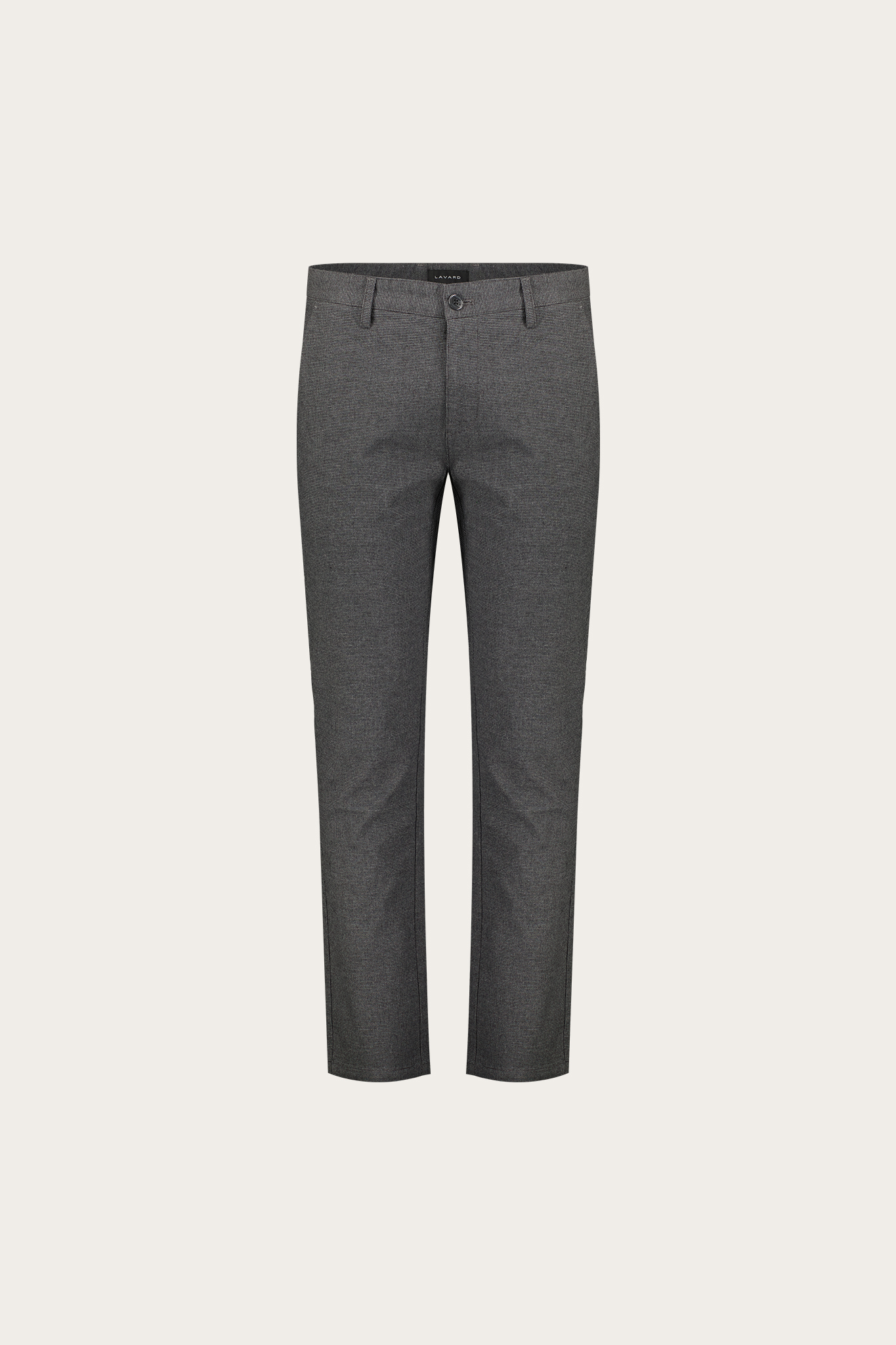 Grafitowe spodnie męskie z bawełną 65040