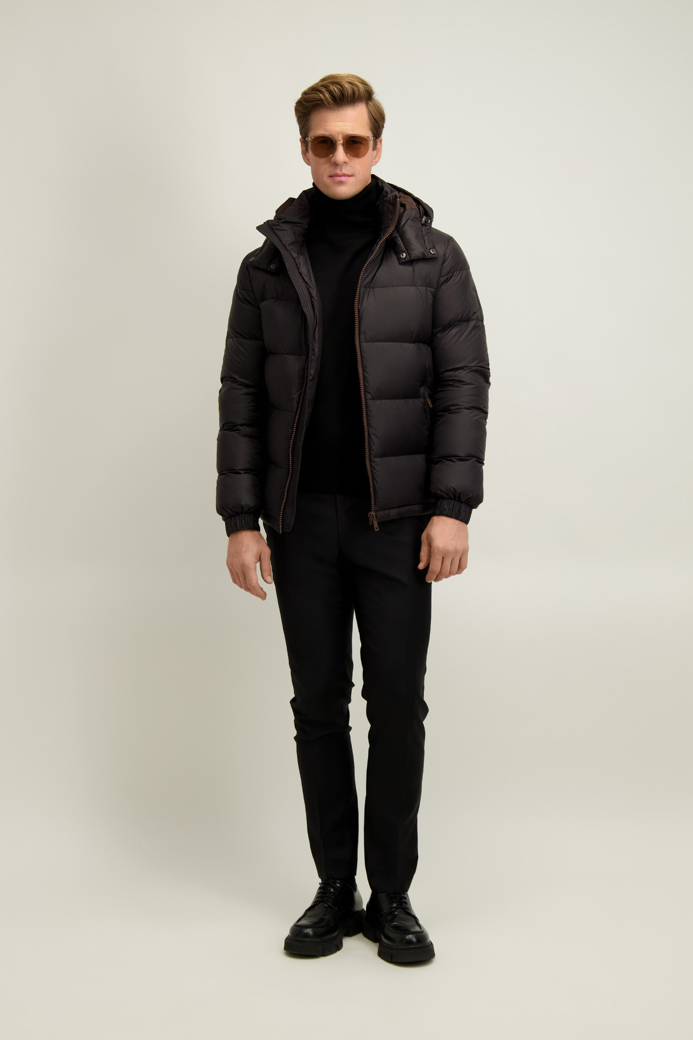 Czarna kurtka męska 20076