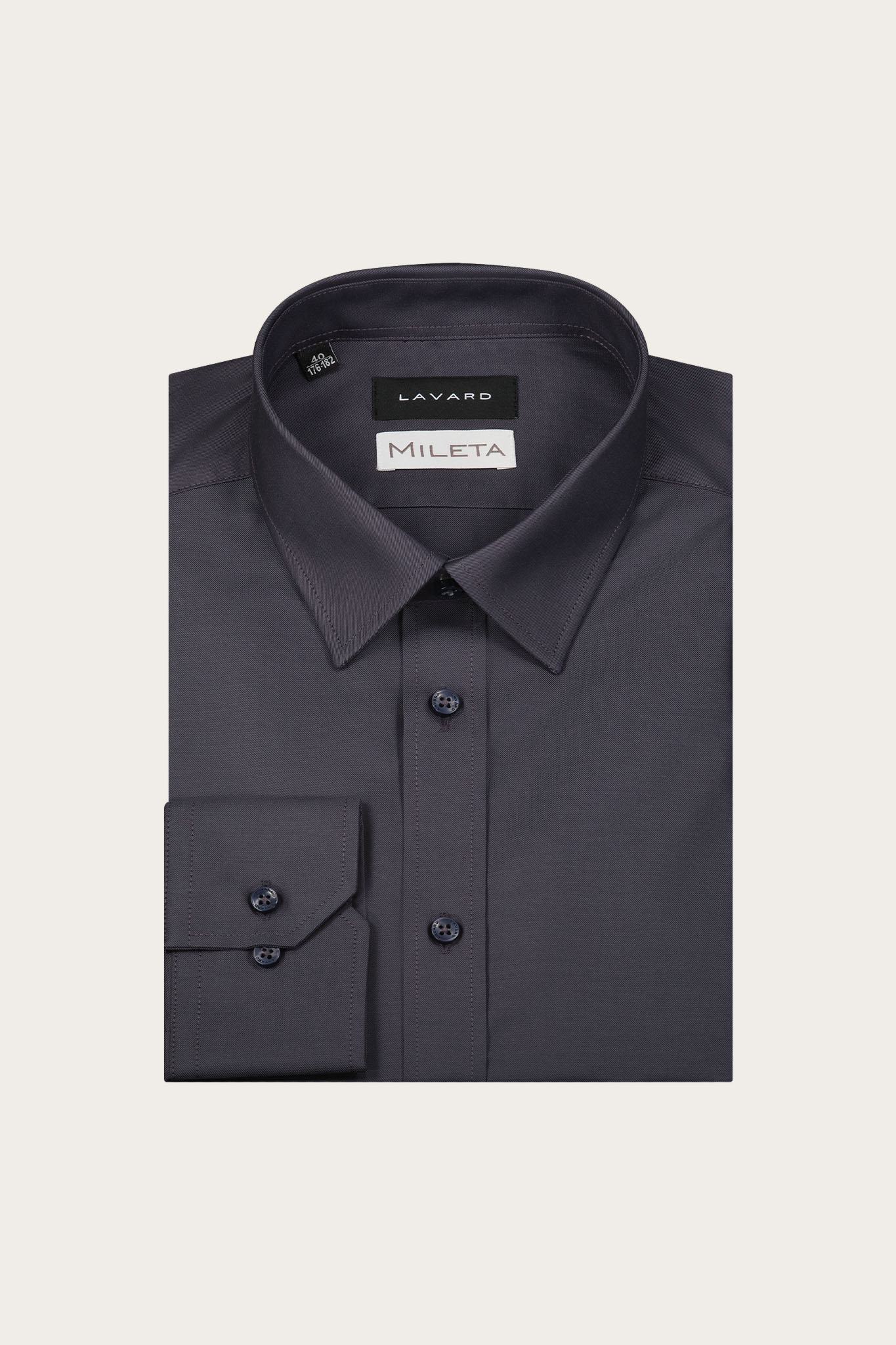 Grafitowa bawełniana koszula męska 93657