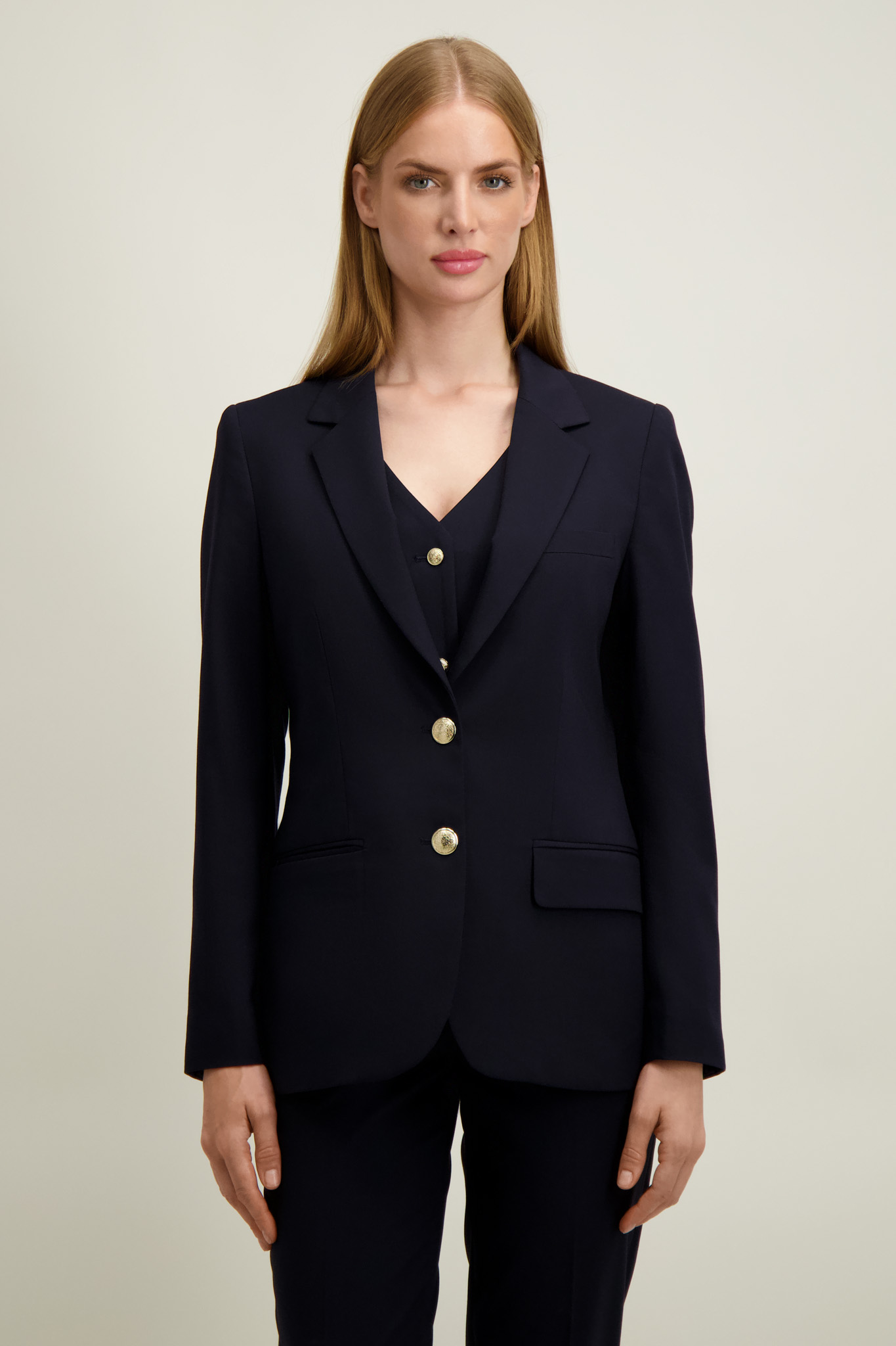 Granatowa marynarka damska 87502