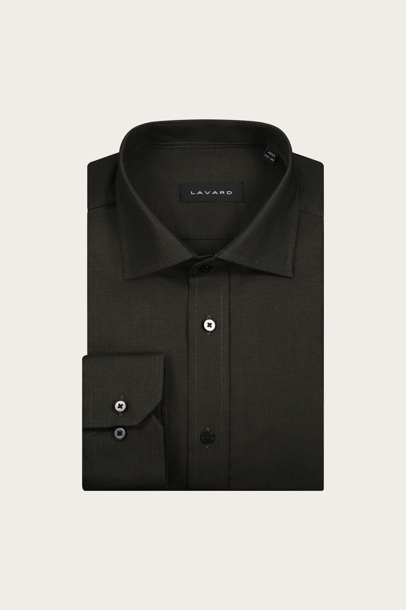 Zielona bawełniana koszula męska 93592