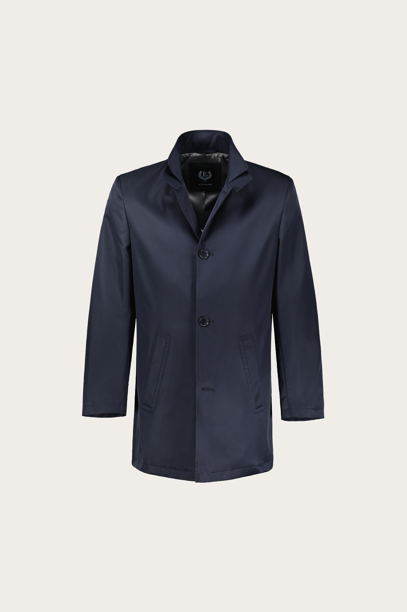 Granatowy płaszcz męski 29995