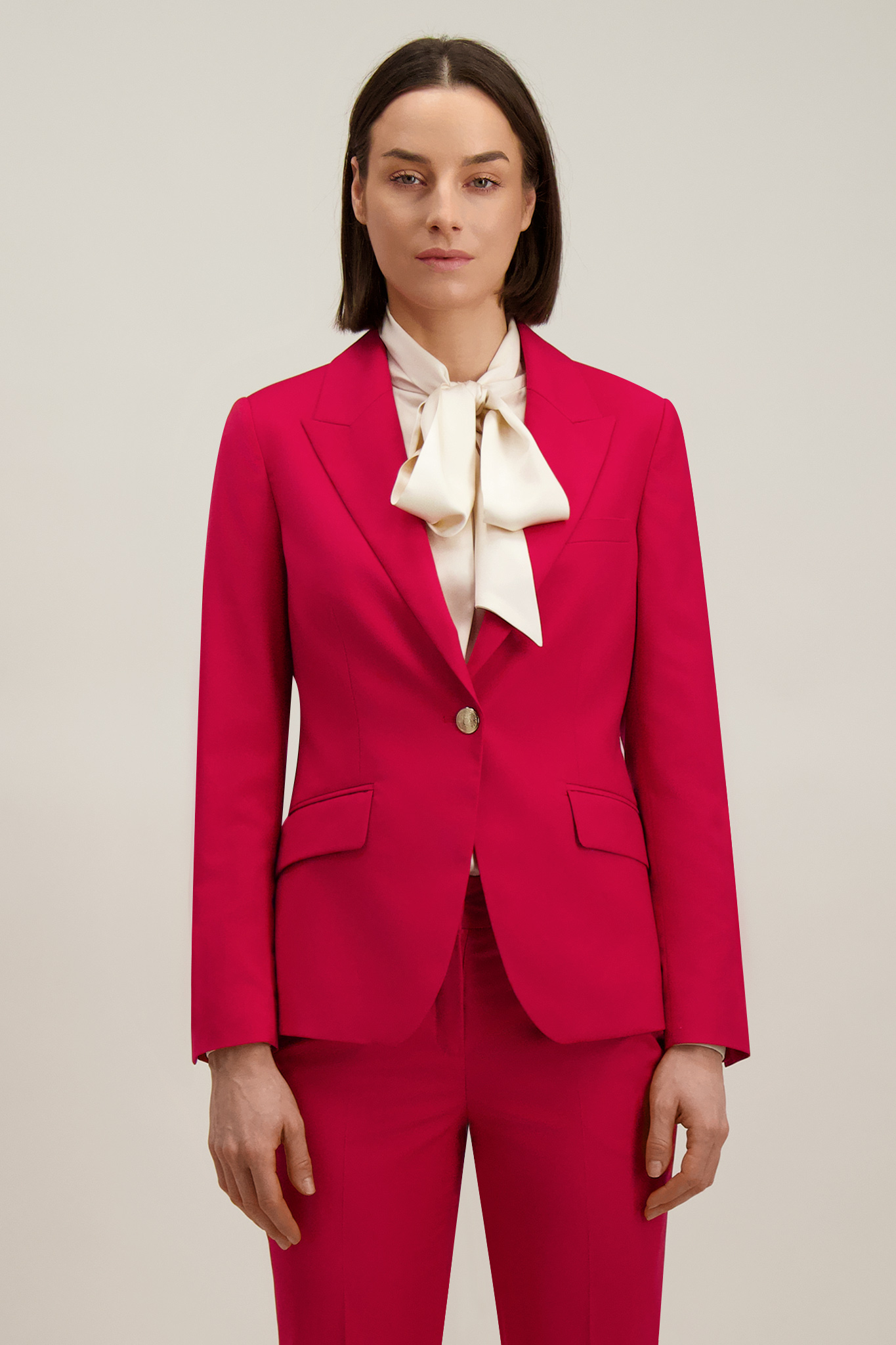 Marynarka damska w kolorze fuksji 87654