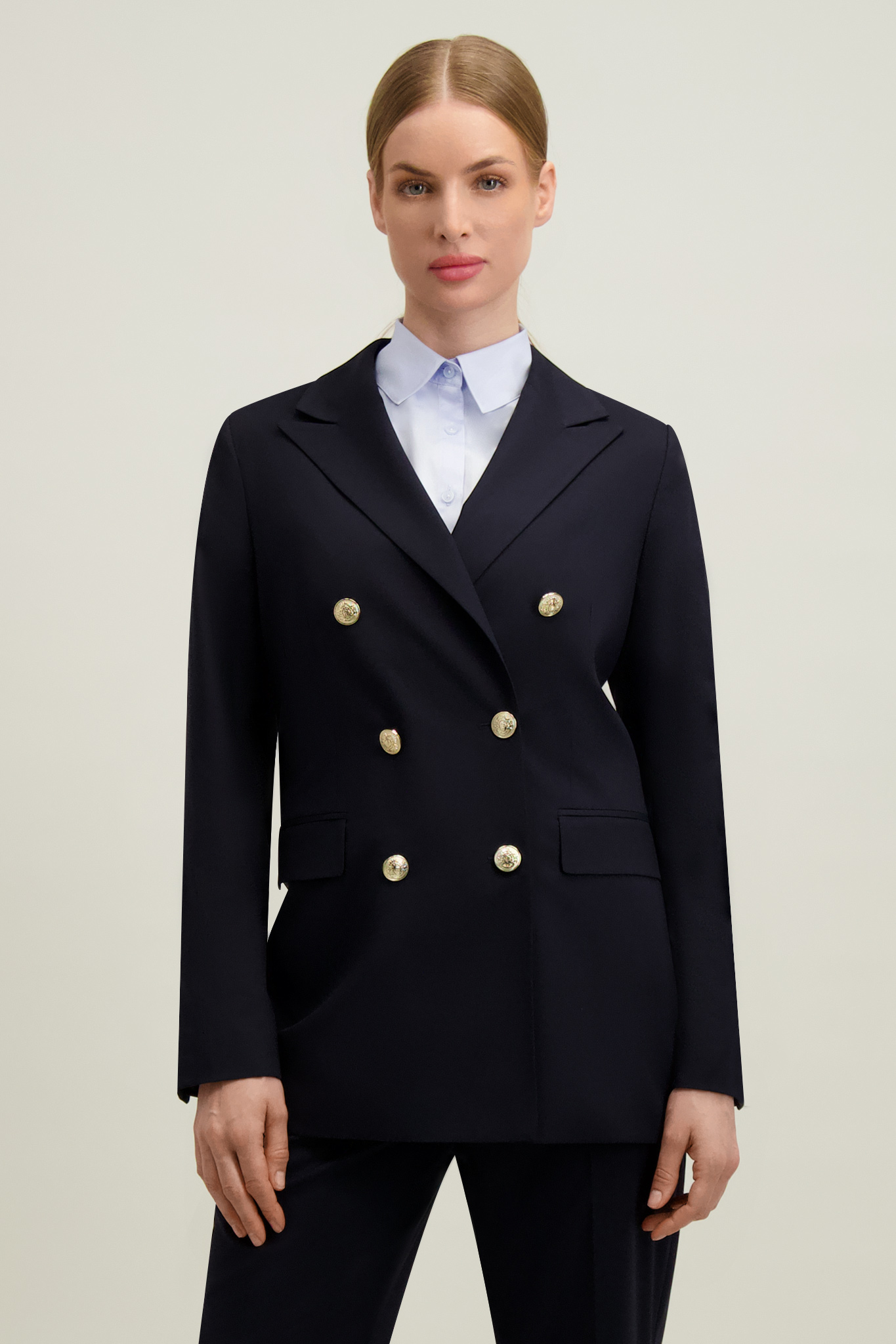 Granatowa marynarka damska 87403