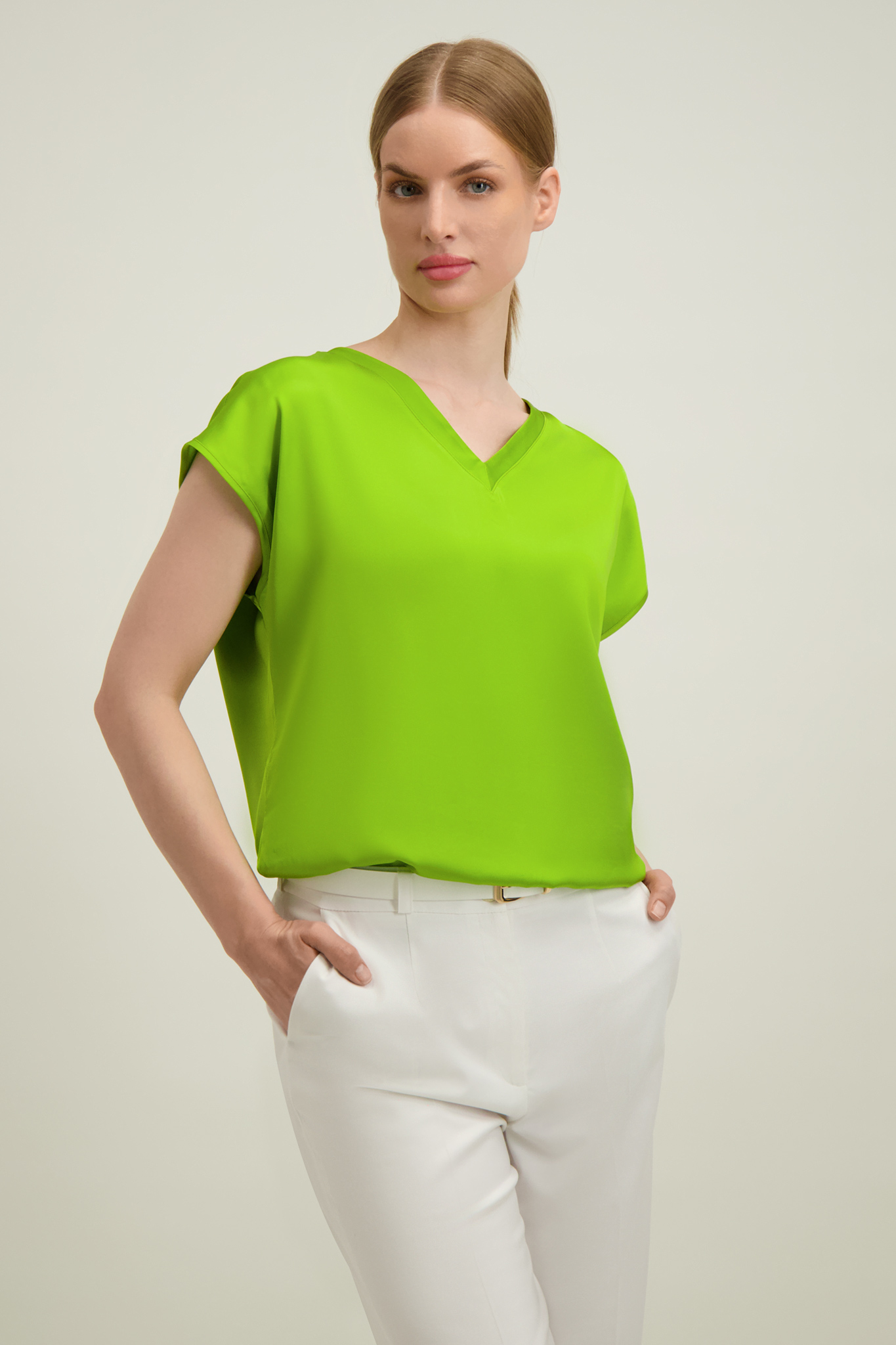 Zielona bluzka damska 87630