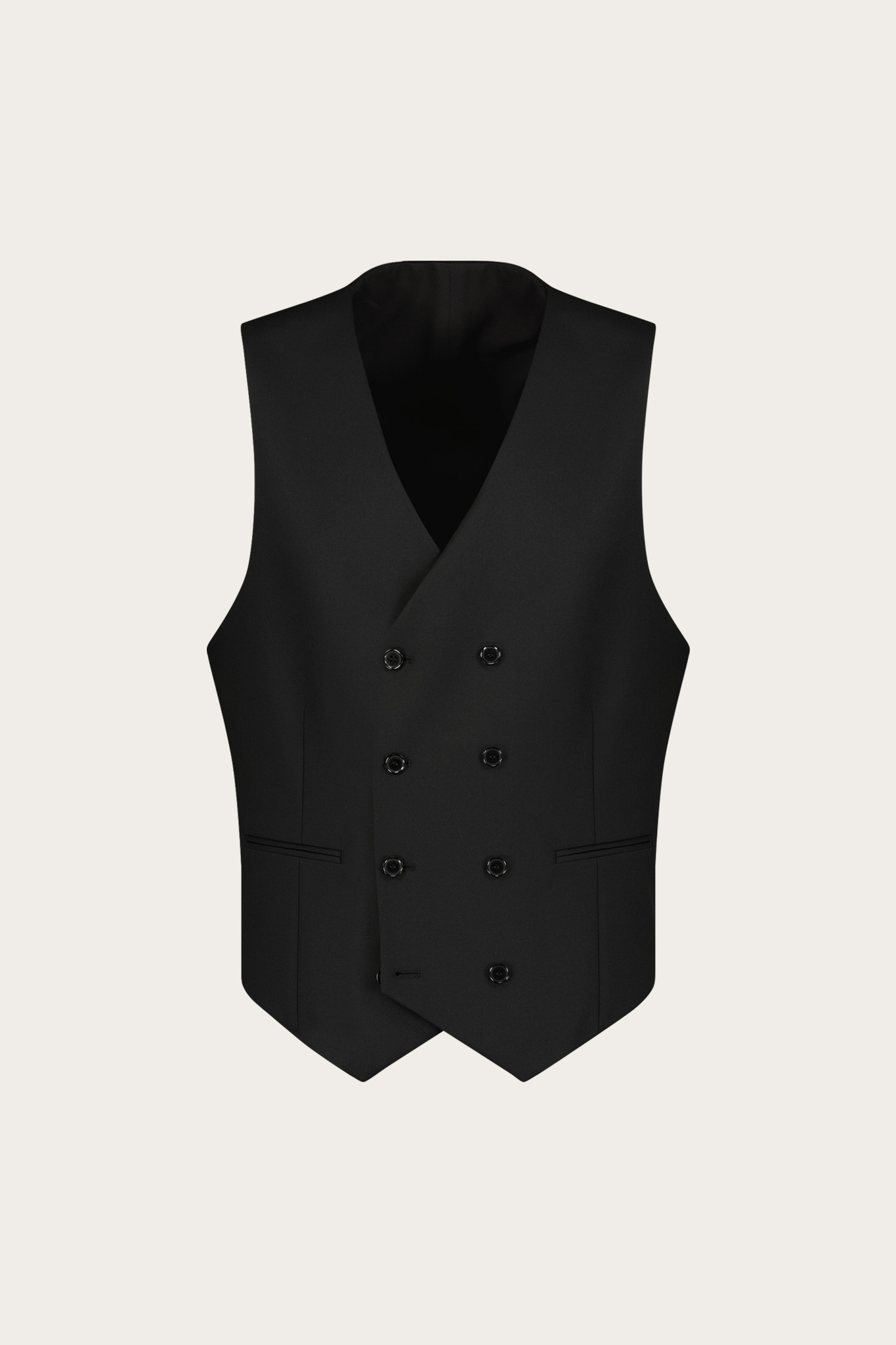 Czarna kamizelka męska 57899