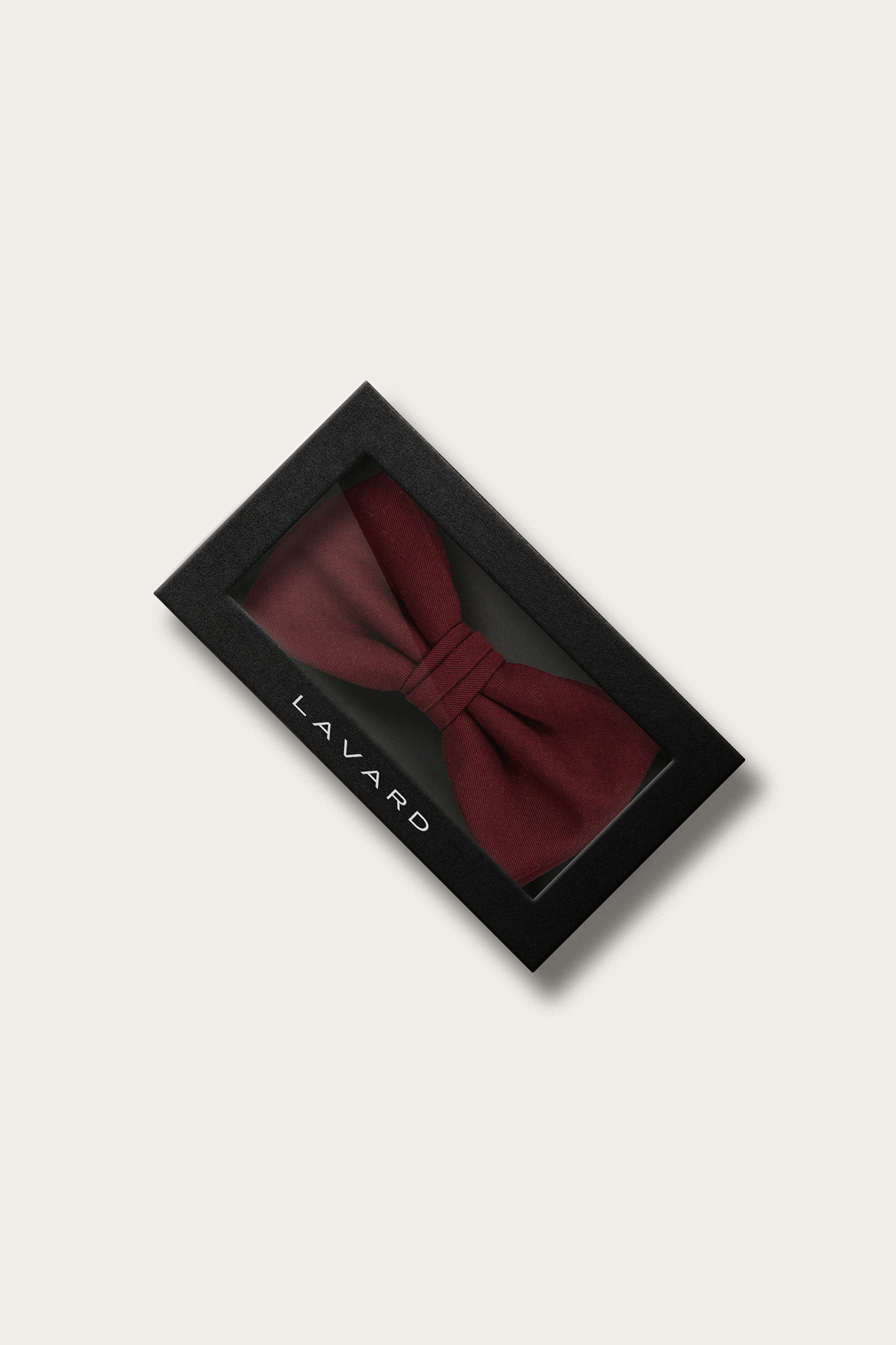 Bordowa mucha męska 57684