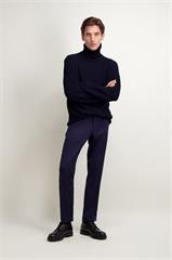 Granatowy golf męski z wełną 74238