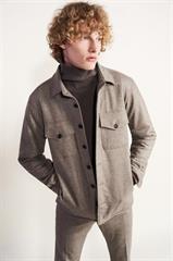 Kurtka męska z beżowej bawełny 29971