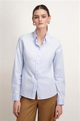 Błękitna koszula damska 100% bawełna 86648