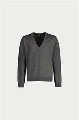 Szary kardigan męski z wełną 74072