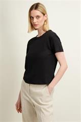 Czarny t-shirt damski 87007