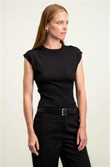 Czarny top damski 87073