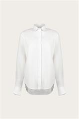 Biała koszula damska len 87334