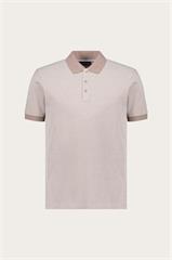 Szara bawełniana koszulka polo męska 74320