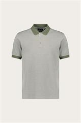 Zielona bawełniana koszulka polo męska 76136