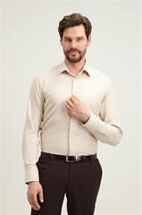 Beżowa koszula męska 93531