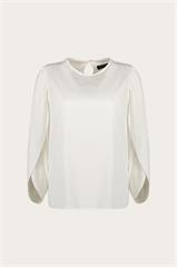 Bluzka damska écru z wiskozy 87361