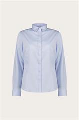 Niebieska bawełniana koszula damska 87382