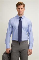 Niebieska bawełniana koszula męska 93646