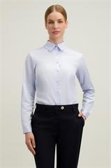 Niebieska bawełniana koszula damska 87382