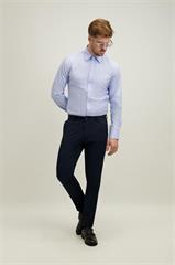 Granatowe spodnie męskie z bawełną 66487